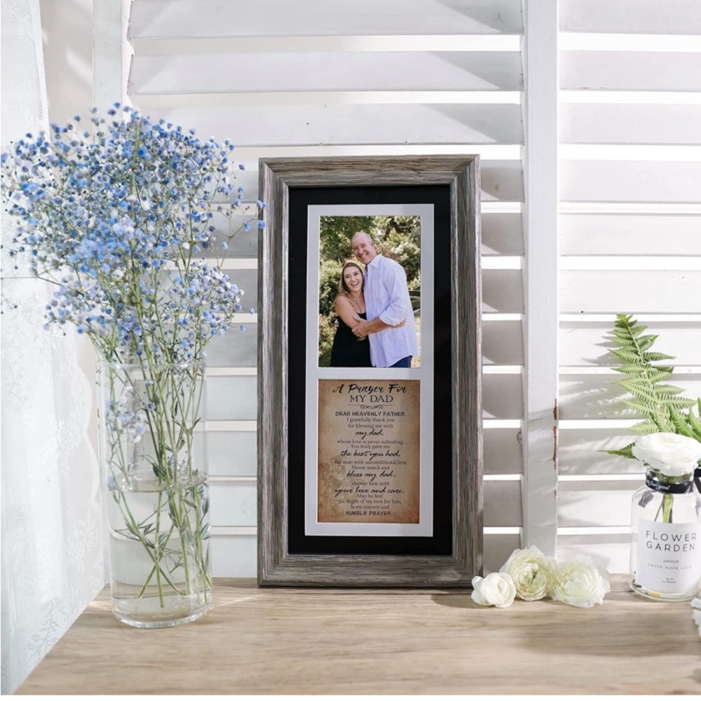 Rustic picture frames for dad
